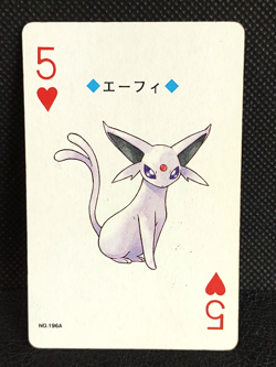 Espeon No.196A Ho-Oh Gold Pokemon Trump Card Playing Poker Japanese Nintendo - Image 1