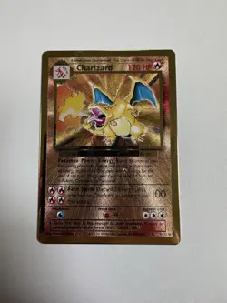 Charizard #4 Celebrations Metal Gold Card Ultra Premium Collection - Image 1