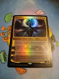 Nicol Bolas, Dragon-God -Foil Near Mint MTG Ravnica Remastered - Image 2