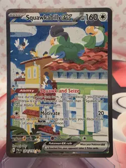 Pokemon TCG Squawkabilly EX 264/193 Paldea Evolved Holo Card, Sir Full Art NM - Image 1