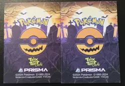 GIMMIGHOUL GOLDENGO X2 Cards Prisma Trick Or Treat Halloween Cracked Ice Holo - Image 4