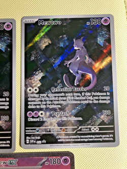 Mew ex 053 Sv: Scarlet & Violet Promo Card + 2 Mewtwo 052 Promo Cards BUNDLE - Image 3