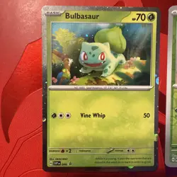 2 Bulbasaur Card Lot (S&V Promo #46 & 151 Reverse Holo #1) - Image 2
