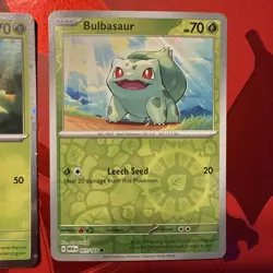 2 Bulbasaur Card Lot (S&V Promo #46 & 151 Reverse Holo #1) - Image 3