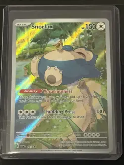Snorlax 051 Sv: Scarlet & Violet Promo Cards Holo NM-Read Desc - Image 1