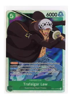 Trafalgar Law OP01-047 SR One Piece Romance Dawn Card - Image 1
