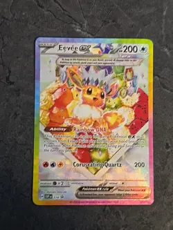 Pokemon TCG Eevee EX 174 Prismatic Evolutions Black Star Promo Card - Image 1