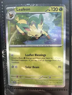 Leafeon - 2025 Pokemon Holo Prismatic Evolutions Black Star Promo Card SVP 170 - Image 1