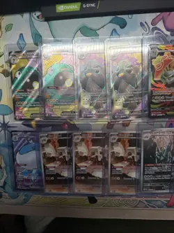 Pokemon Full Art Lot Bulk 14 Cards Mega Evolutions Destined Rivals Iono Rotom EX - Image 3
