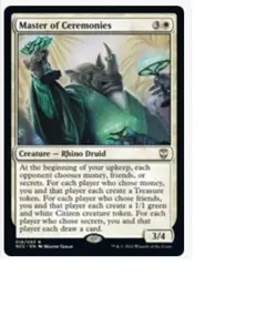 Master of Ceremonies + 10 Random Rares MTG Magic the Gathering Xmas Gift Lot - Image 1