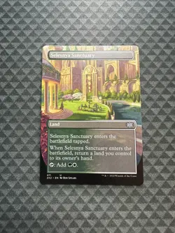 MTG Selesnya Sanctuary #411 Borderless Uncommon Double Masters 2022 (2X2) - Image 1