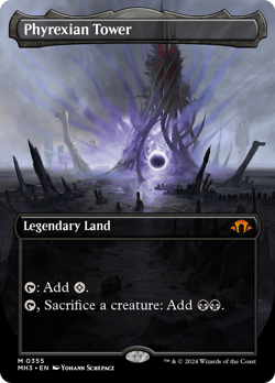 MTG - MH3 - Phyrexian Tower (Borderless) Near Mint Foil #355 - Image 1