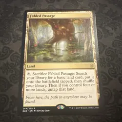 MTG Fabled Passage - Throne of Eldraine Magic The Gathering Mtg - Image 1
