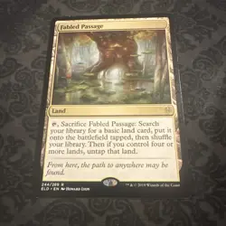 MTG Fabled Passage - Throne of Eldraine Magic The Gathering Mtg - Image 1