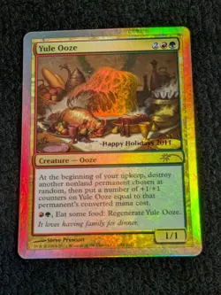 MTG Magic The Gathering Yule Ooze WOTC 2011 Holiday Promo - Excellent - Image 2