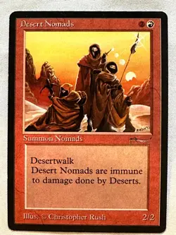 Desert Nomads - Magic the Gathering MTG Arabian Nights - NM - Free Shipping! - Image 1