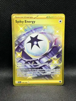 Spiky Energy 190/159 HYPER RARE HOLO Journey Together Sv09 Pokemon English GOLD - Image 1