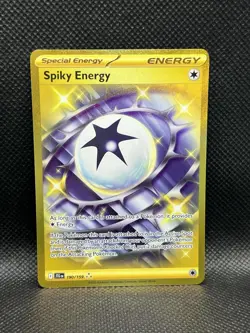 Spiky Energy 190/159 HYPER RARE HOLO Journey Together Sv09 Pokemon English GOLD - Image 3