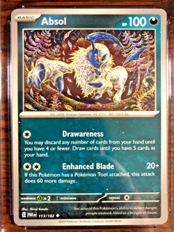 Absol Regular Uncommon #113 - CGC MINT+ 9.5 - 2023 SV Paradox Rift - Pokemon TCG - Image 2