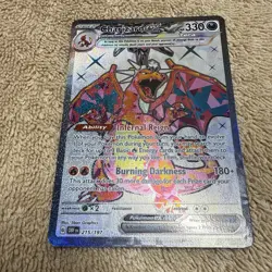 Pokemon TCG: Obsidian Flames Charizard ex 215/197 Ultra Rare - Near Mint - Image 1