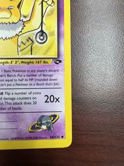 Pokemon Sabrina’s Hypno 56/132 Gym Challenge 1st Edition NM- - Image 5