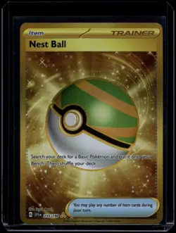 Pokemon TCG Nest Ball 255/198 Scarlet & Violet Base Set Hyper Rare NM - Image 1