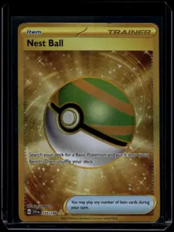 Pokemon TCG Nest Ball 255/198 Scarlet & Violet Base Set Hyper Rare NM - Image 1