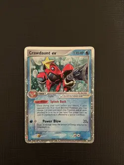 Crawdaunt EX #99/110 Ultra Rare Pokemon EX Holon Phantoms 2006 LP English - Image 2
