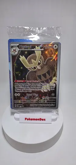 *SEALED* Pokemon TCG Noctowl #141 Stellar Crown Promo Pokemon Center Stamped - Image 1