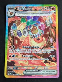 Flareon ex 146/131 Special Illustrtion Rare Prismatic Evolutions Pokemon TCG VLP - Image 1