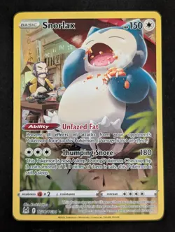 Snorlax TG10/TG30 Swsh11 Lost Origin Trainer Gallery Ultra Rare Holo Pokemon VLP - Image 1