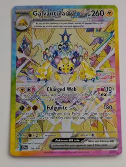 Galvantula EX 168/142 Stellar Crown Special Illustration Rare Pokemon TCG VLP - Image 1