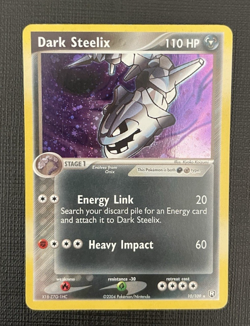 Pokemon Dark Steelix #10/109 Holo 2004 EX Team Rocket Returns - Image 1