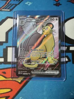 Pokemon TCG Team Rockets Persian EX Full Art 219/182 Destined Rivals Ultra Rare - Image 1