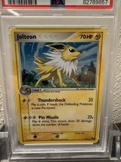 ?2006 Pokemon POP Series 3 Jolteon #3 Holo - PSA 8 NM-MT? - Image 5