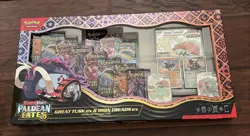 LOT OF 3 Pokemon Paldean Fates Great Tusk ex & Iron Treads ex Premium Collection - Image 2