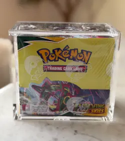 Pokemon TCG Sword & Shield Evolving Skies Booster Box w/Acrylic Case CASE FRESH - Image 1