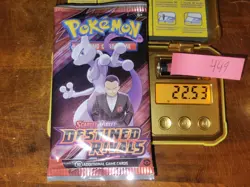 22.53g (Heavy for Lot) Destined Rivals Pokemon Booster Pack - Sealed #449 - Image 1