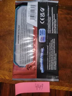 22.53g (Heavy for Lot) Destined Rivals Pokemon Booster Pack - Sealed #449 - Image 2