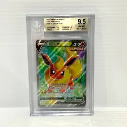Flareon V 169/203 - Evolving Skies - Graded Pokemon Card - BGS 9.5 (PSA 10) - Image 1