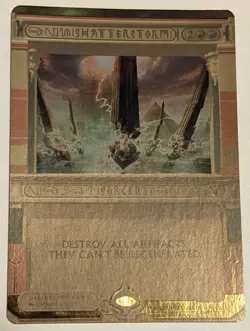 MTG English Near Mint Magic Card FOIL *SHATTERSTORM* (INVOCATION) - AMONKHET - Image 1