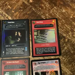 Star Wars CCG swccg Premiere Foil Card Lot 33 Cards All Foils - Image 3