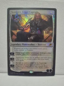 Tezzeret Cruel Captain Foil Edge of Eternities Magic the Gathering Card NM - Image 1