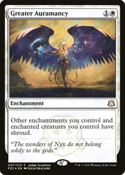 Greater Auramancy -Foil Light Play MTG Promos: Judge - Image 1