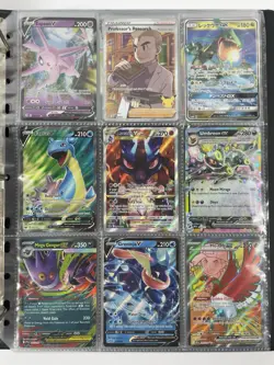 Pokemon Card Collection Binder Lot Holo Rare Full Art Rayquaza Gengar Umbreon - Image 1
