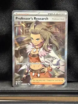 Professor's Research - 240/198 - Pokemon Scarlet Violet Base Full Art Card NM - Image 1