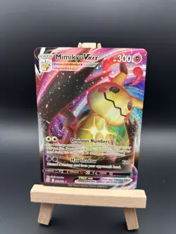 Pokemon TCG Mimikyu VMAX Holo Ultra Rare Card 069/172 Brilliant Stars - Image 1