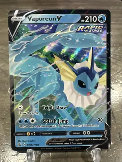 Vaporeon V - SWSH150 Promo Holo NM Pokemon SWSH: Sword & Shield Promo Cards - Image 1