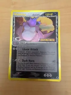 Pokemon TCG Nidoking EX Dragon Frontiers Holo Rare Card 6/101 Delta Species - Image 1