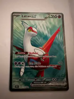 Pokemon TCG Latias EX #220/191 Sv: Surging Sparks Full Art - NM - Image 1